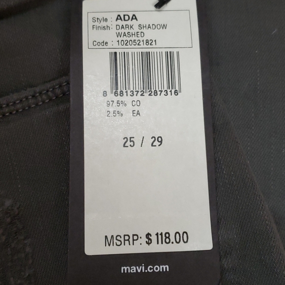 🎉HP🎉NWT Mavi distressed boyfriend, size 25x29 - Picture 5 of 14